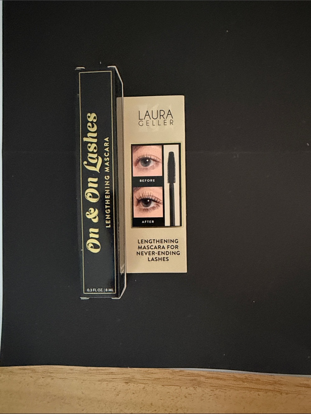Laura Geller On & On Lashes Lengthening Mascara - Black and Gold Packaging